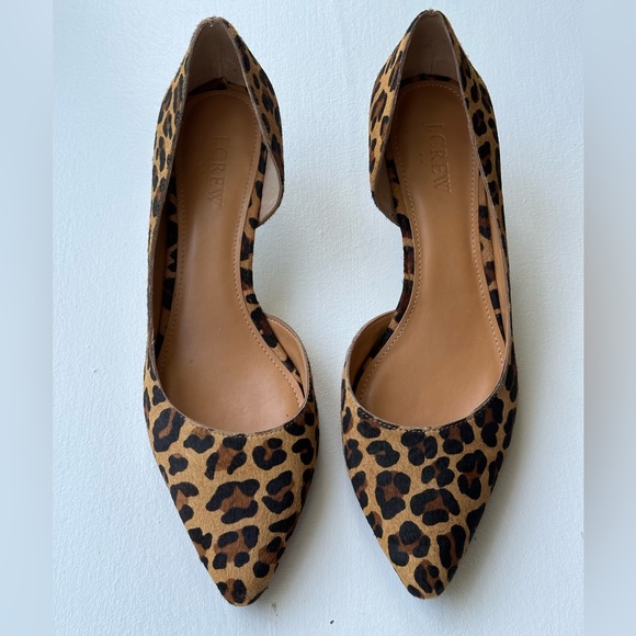 J. Crew Factory Shoes - J.Crew Factory Calf Hair d'Orsay Kitten Heels size 8